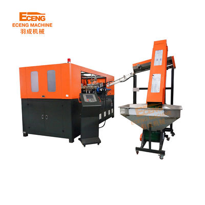 دستگاه دمنده PET 4 حفره پلاستیکی 6000 Bph PLC کنترل