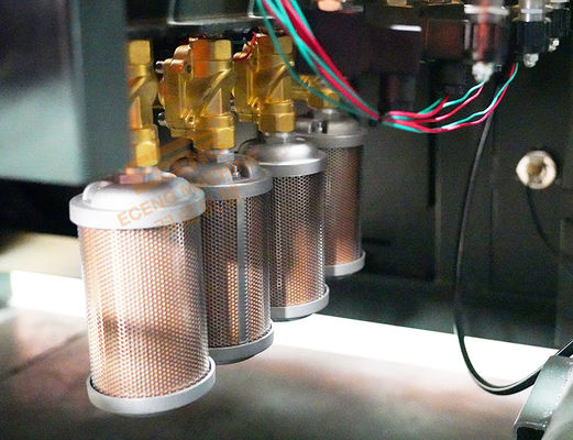 دستگاه دمنده PET 4 حفره پلاستیکی 6000 Bph PLC کنترل