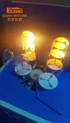 دستگاه دمنده بطری نیمه خودکار 16 کیلوواتی 200 میلی لیتری 500 میلی لیتری قالب گیری دمنده 1 لیتری